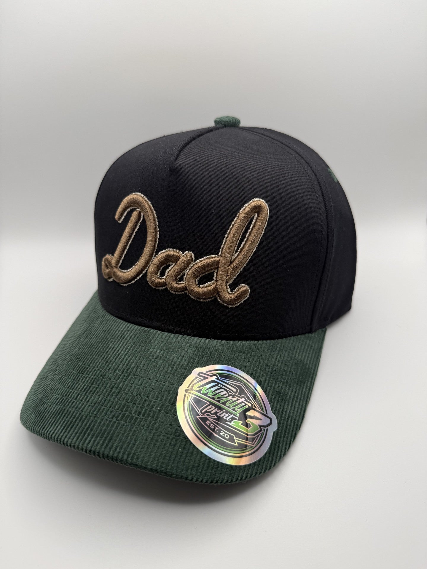 Dad hat black/olive green