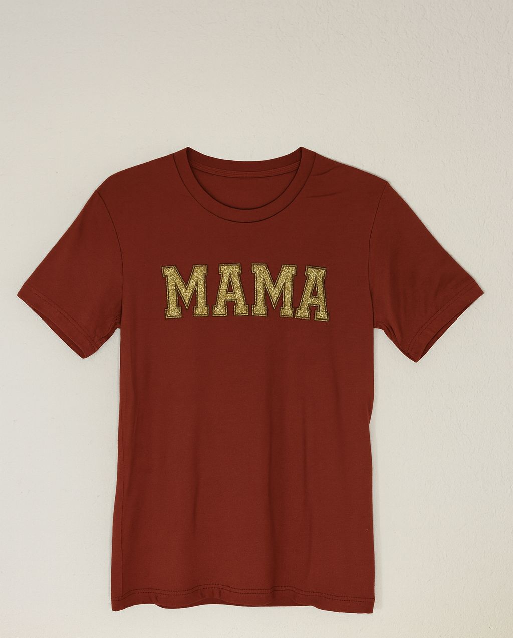 Gold glitter "MAMA" shirt